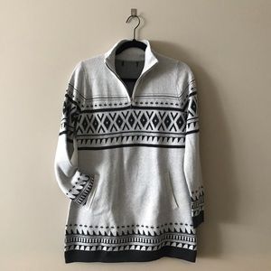 Cynthia Rowley 1/4zip Pullover Sweater, M.